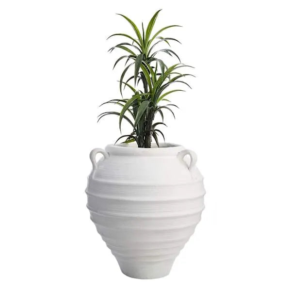 Eleni White Outdoor Planter, Extra Large