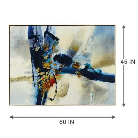 Framed Abstract Canvas Wall Art, 45x60