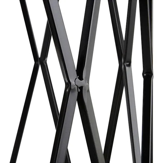 Metal Diamond Plant Stand, Black