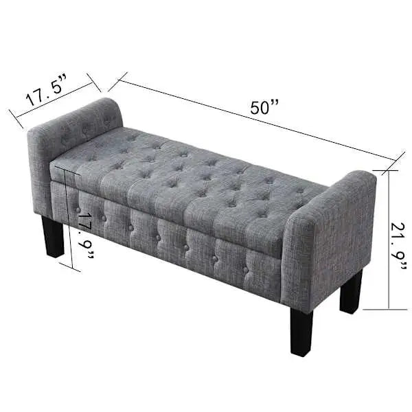 Andy Storage Bench, Grey
