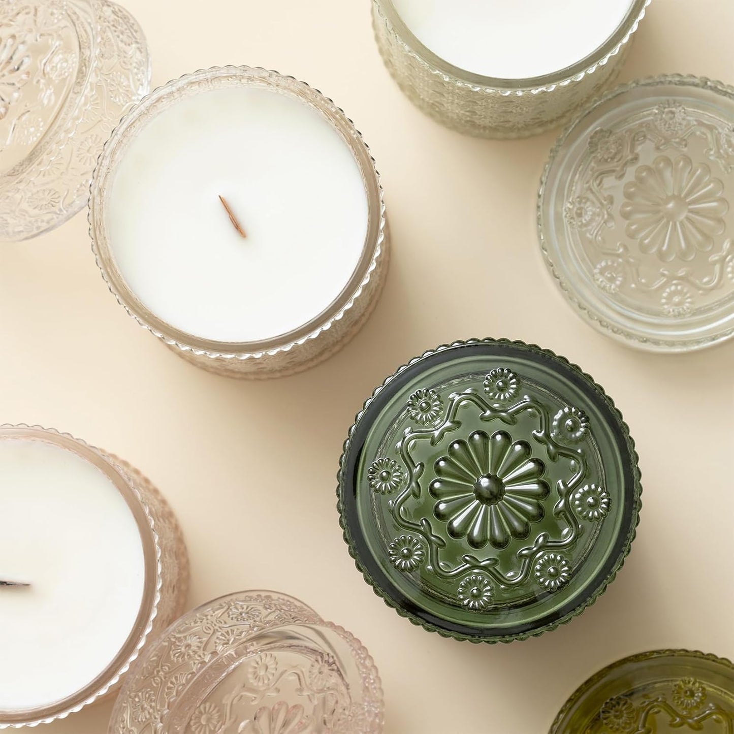 Scented Candles Eucalyptus & Alpine Sage, 19 oz Large Wood Wicked Candle