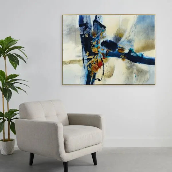 Framed Abstract Canvas Wall Art, 45x60