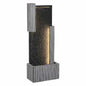 Modern Waterfall Outdoor Fountain, 40"