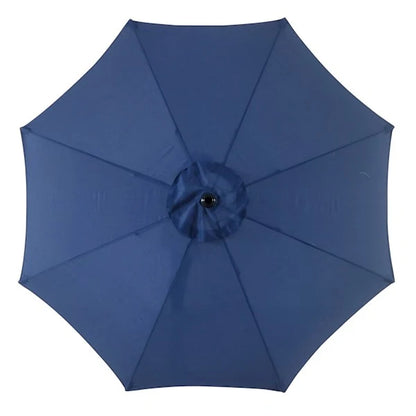 Navy Blue Crank & Tilt Round Patio Umbrella, 9'